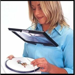 KAV LED Magnifying Glass with Light & Neck Cord Hands Free, Portable, Distortion-Free Lens for Reading, Sewing Crafts & Hobbies in Black Black KAV LED Magnifying Glass with Light & Neck Cord Hands Free, Portable, Distortion-Free Lens for Reading, Sewing Crafts & Hobbies in Black Black