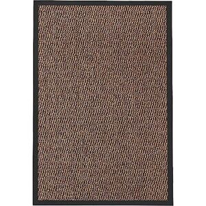 KAV Durable Washable Non-Slip Dust Absorbent Door Mat Dirt Trapper in Brown Size: 90 cm x 150 cm Brown 90 cm x 150 cm KAV Durable Washable Non-Slip Dust Absorbent Door Mat Dirt Trapper in Brown Size: 90 cm x 150 cm Brown 90 cm x 150 cm