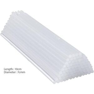 KAV 100 Pcs Mini Ultra Clear Hot Melt Glue Gun Sticks 7X10 Cm for Hobby Crafting in White White 7X10 Cm KAV 100 Pcs Mini Ultra Clear Hot Melt Glue Gun Sticks 7X10 Cm for Hobby Crafting in White White 7X10 Cm