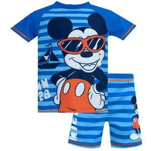 Disney Boy's Mickey Mouse Stripe Two Piece Swim Set in Blue Size: 3-4 Years Blue 3-4 Years Disney Boy's Mickey Mouse Stripe Two Piece Swim Set in Blue Size: 3-4 Years Blue 3-4 Years