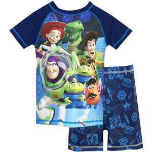 Disney Boy's Toy Story Woody & Buzz Lightyear Swimming Costume Set in Blue Size: 4-5 Years Blue 4-5 Years Disney Boy's Toy Story Woody & Buzz Lightyear Swimming Costume Set in Blue Size: 4-5 Years Blue 4-5 Years
