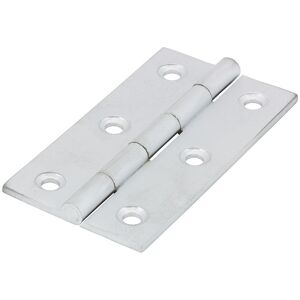 Timco Solid Drawn Hinge - Solid Brass - Satin Chrome in Silver Silver Timco Solid Drawn Hinge - Solid Brass - Satin Chrome in Silver Silver