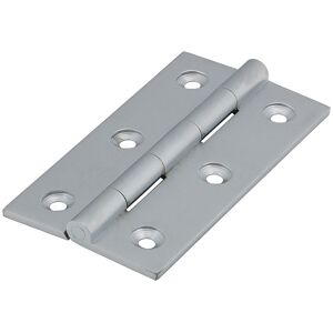 Timco Solid Drawn Hinge - Solid Brass - Satin Chrome in Silver Silver Timco Solid Drawn Hinge - Solid Brass - Satin Chrome in Silver Silver