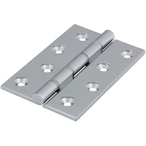 Timco Double Stainless Steel Washered Hinges - Solid Brass - Polished Chrome in Silver Silver Timco Double Stainless Steel Washered Hinges - Solid Brass - Polished Chrome in Silver Silver