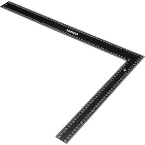 Timco Framing & Carpenter's Square (Size 16 x 24" - 1 Each) in Black Size: 1000mm x 1000mm Black 1000mm x 1000mm Timco Framing & Carpenter's Square (Size 16 x 24" - 1 Each) in Black Size: 1000mm x 1000mm Black 1000mm x 1000mm