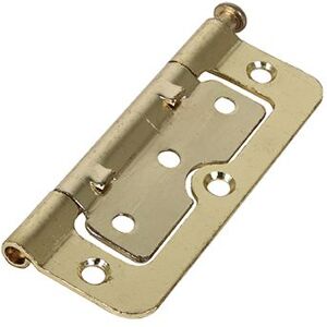 Timco Hurlinge - Loose Pin (104Z) - Electro Brass (Size 100 x 66 - 2 Pieces) in Gold Gold Timco Hurlinge - Loose Pin (104Z) - Electro Brass (Size 100 x 66 - 2 Pieces) in Gold Gold