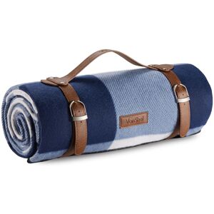 VonShef 6 Person Waterproof Picnic Blanket in Dark Blue Dark Blue VonShef 6 Person Waterproof Picnic Blanket in Dark Blue Dark Blue