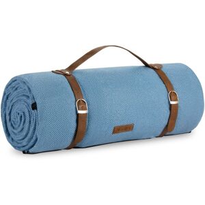 VonShef 10 Person Waterproof Picnic Blanket in Blue Size: XL Blue XL VonShef 10 Person Waterproof Picnic Blanket in Blue Size: XL Blue XL