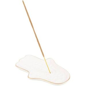 KDMD White Hamsa Hand Incense Stick Holder White KDMD White Hamsa Hand Incense Stick Holder White