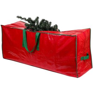 Shatchi Christmas Tree Storage Bag - Stores Up To 7.5 Foot - Waterproof & Tear-Resistant in Red Red Shatchi Christmas Tree Storage Bag - Stores Up To 7.5 Foot - Waterproof & Tear-Resistant in Red Red