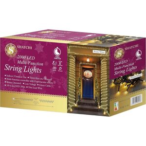 Shatchi 2000LEDs Multifunction Timer String Fairy Lights 200M Indoor/Outdoor Decorations in Yellow Yellow Shatchi 2000LEDs Multifunction Timer String Fairy Lights 200M Indoor/Outdoor Decorations in Yellow Yellow