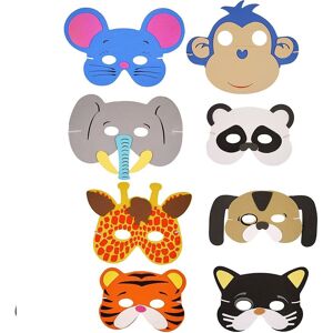 Shatchi Eva Foam Animal Face Masks For Kids Birthday Party Bag Fillers Fancy Dress Accessories Assorted Multicolor Shatchi Eva Foam Animal Face Masks For Kids Birthday Party Bag Fillers Fancy Dress Accessories Assorted Multicolor
