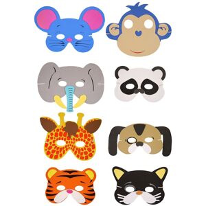 Shatchi Eva Foam Animal Face Masks For Kids Birthday Party Bag Fillers Fancy Dress Accessories Assorted Multicolor Shatchi Eva Foam Animal Face Masks For Kids Birthday Party Bag Fillers Fancy Dress Accessories Assorted Multicolor