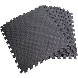 Shatchi 20pcs Black Gym Flooring Puzzle Mat Interlocking EVA Floor Tiles Non slip Rubber Cushion For Home Mat Size: 20 Pack Black 20 Pack Shatchi 20pcs Black Gym Flooring Puzzle Mat Interlocking EVA Floor Tiles Non slip Rubber Cushion For Home Mat Size: 20 Pack Black 20 Pack