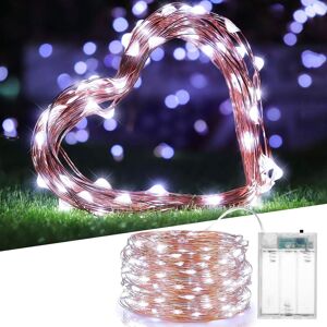 Shatchi 40 Sparkles LED Battery Operated Lights with Gold Wire - Elegant Gold Wire String Lights, 2PK in White White Shatchi 40 Sparkles LED Battery Operated Lights with Gold Wire - Elegant Gold Wire String Lights, 2PK in White White