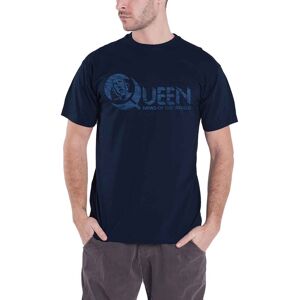 Queen News Of The World Vintage Logo 40 Years T-Shirt in Navy Size: Large Navy L Queen News Of The World Vintage Logo 40 Years T-Shirt in Navy Size: Large Navy L