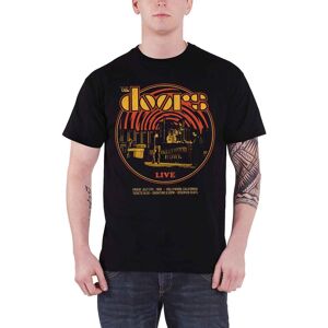 The Doors Hollywood Bowl 68 Retro Circle T-Shirt in Black Size: Small Black S The Doors Hollywood Bowl 68 Retro Circle T-Shirt in Black Size: Small Black S