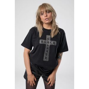Black Sabbath Diamante Cross T-Shirt in Black Size: Medium Black M Black Sabbath Diamante Cross T-Shirt in Black Size: Medium Black M