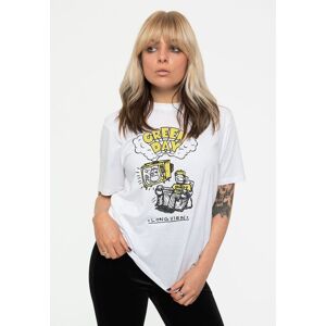 Green Day Longview Doodle T-Shirt in White Size: 2XL White 2XL Green Day Longview Doodle T-Shirt in White Size: 2XL White 2XL