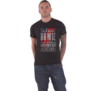 David Bowie Hammersmith Odeon T-Shirt in Black Size: 2XL Black 2XL David Bowie Hammersmith Odeon T-Shirt in Black Size: 2XL Black 2XL