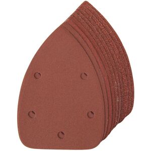 Loops QTY 10 60 80 120 & 240 Grit Detail Sander Sheets 140mm Triangle Hook & Loop Multicolor Loops QTY 10 60 80 120 & 240 Grit Detail Sander Sheets 140mm Triangle Hook & Loop Multicolor