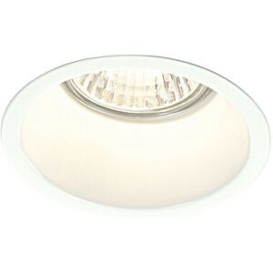 Loops Fixed Round Recess Ceiling Down Light Gloss White Sunken Flush GU10 Lamp Holder White Loops Fixed Round Recess Ceiling Down Light Gloss White Sunken Flush GU10 Lamp Holder White