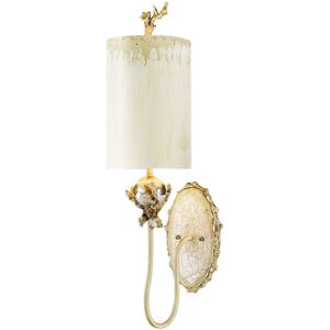 Loops Wall Light Sconce Putty Patina & Silver Leaf LED E27 60W Bulb in Metallics Metallics Loops Wall Light Sconce Putty Patina & Silver Leaf LED E27 60W Bulb in Metallics Metallics