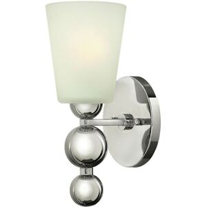 Loops Wall Light Sconce Highly Polished Nickel Finish LED E27 60W Bulb d01521 in Metallics Metallics Loops Wall Light Sconce Highly Polished Nickel Finish LED E27 60W Bulb d01521 in Metallics Metallics