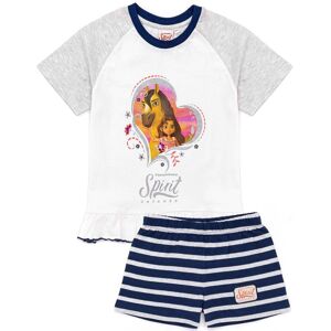 DreamWorks Girl's Toddler Short Sleeve Short Leg Pyjama Set (Girls Navy) in Grey Size: 7-8 Years Grey 7-8 Years DreamWorks Girl's Toddler Short Sleeve Short Leg Pyjama Set (Girls Navy) in Grey Size: 7-8 Years Grey 7-8 Years
