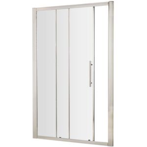 Balterley Sonic 1400mm Single Sliding Shower Door & 8mm Glass, Easyfit - Chrome in Silver Silver Balterley Sonic 1400mm Single Sliding Shower Door & 8mm Glass, Easyfit - Chrome in Silver Silver