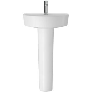 Balterley Mila 420mm Basin & Pedestal - Modern Square Curves Balterley Mila 420mm Basin & Pedestal - Modern Square Curves