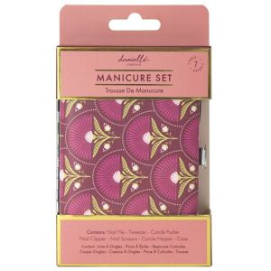 Danielle Creations Women's Burgundy Floral 7 Piece Manicure Set Burgundy Danielle Creations Women's Burgundy Floral 7 Piece Manicure Set Burgundy