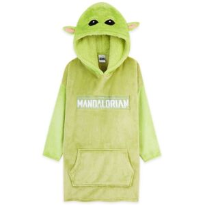 Disney Men's Mandalorian Baby Yoda Oversized Hooded Poncho in Green Green One Size Disney Men's Mandalorian Baby Yoda Oversized Hooded Poncho in Green Green One Size