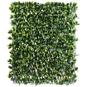 Primrose Artificial Laurel Leaf Extendable Trellis Hedge Screening W2m x H1m in Green Green Primrose Artificial Laurel Leaf Extendable Trellis Hedge Screening W2m x H1m in Green Green