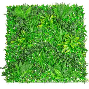 Primrose Artificial Mixed Plants Green Garden Wall Patio Hedge 2 Panels 1m x 1m in None None Primrose Artificial Mixed Plants Green Garden Wall Patio Hedge 2 Panels 1m x 1m in None None
