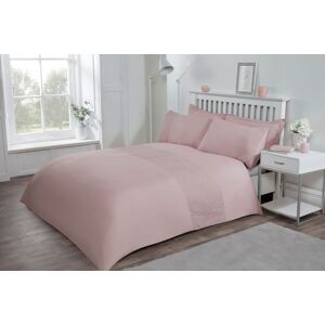 Smart Living Luxury Super Soft Stylish Lace Panel Duvet Cover with Pillowcases in Pink Size: Double Pink Double Smart Living Luxury Super Soft Stylish Lace Panel Duvet Cover with Pillowcases in Pink Size: Double Pink Double