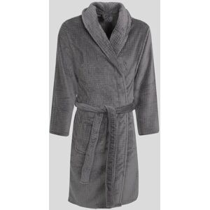 Steel & Jelly Men's Osterley - Waffle Texture Supersoft Fleece Dressing Gown in Grey Size: XL Grey XL Steel & Jelly Men's Osterley - Waffle Texture Supersoft Fleece Dressing Gown in Grey Size: XL Grey XL