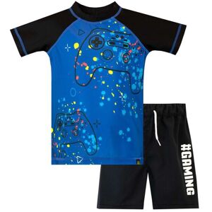 Harry Bear Boy's Gaming Controls 2 Piece Swim Set in Blue Size: 12-13 Years Blue 12-13 Years Harry Bear Boy's Gaming Controls 2 Piece Swim Set in Blue Size: 12-13 Years Blue 12-13 Years