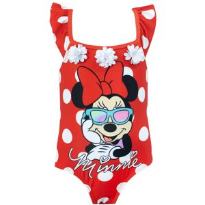 Disney Girl's Minnie Mouse Polka Dot Swimsuit in Red Size: 5-6 Years Red 5-6 Years Disney Girl's Minnie Mouse Polka Dot Swimsuit in Red Size: 5-6 Years Red 5-6 Years