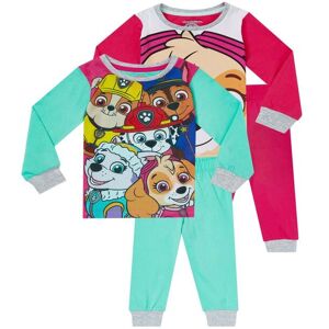 Paw Patrol Girl's Pyjamas 2 Pack in Blue Size: 5-6 Years Blue 5-6 Years Paw Patrol Girl's Pyjamas 2 Pack in Blue Size: 5-6 Years Blue 5-6 Years