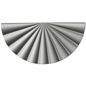 Melody Maison Metal Pewter Scalloped Fan Drawer Handle in Silver Silver Melody Maison Metal Pewter Scalloped Fan Drawer Handle in Silver Silver