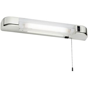 First Choice Lighting Rise - Chrome LED Bathroom Shaver Light in Silver Silver First Choice Lighting Rise - Chrome LED Bathroom Shaver Light in Silver Silver