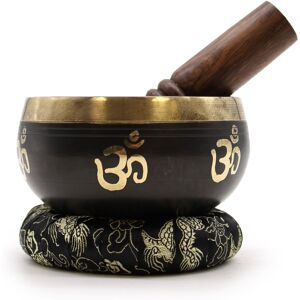 KDMD Yoga Om Singing Bowl Set in Gold Gold KDMD Yoga Om Singing Bowl Set in Gold Gold