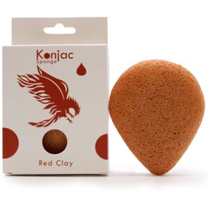 KDMD Teardrop Konjac Sponge - Red Clay - Rejuvenating in Brown Brown KDMD Teardrop Konjac Sponge - Red Clay - Rejuvenating in Brown Brown
