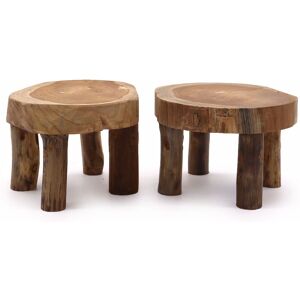 KDMD Med Teak Pad Display - 27x15cm - (Set of 2) in Brown Size: 27x15 cm Brown 27x15 cm KDMD Med Teak Pad Display - 27x15cm - (Set of 2) in Brown Size: 27x15 cm Brown 27x15 cm