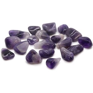 KDMD M Tumble Stone - Ameythst Banded (Grade A) - (Set of 24) in Blue Blue One Size KDMD M Tumble Stone - Ameythst Banded (Grade A) - (Set of 24) in Blue Blue One Size