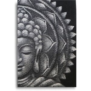 KDMD Grey Half Buddha Mandala 60x80cm Size: 60x80 cm Grey 60x80 cm KDMD Grey Half Buddha Mandala 60x80cm Size: 60x80 cm Grey 60x80 cm
