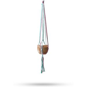 KDMD Macrame Pot Holder Classic - Pastal Tones Terrace Med Pot in Brown Brown KDMD Macrame Pot Holder Classic - Pastal Tones Terrace Med Pot in Brown Brown