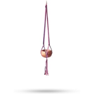 KDMD Macrame Pot Holder Classic -Pastal Tones Livingroom Med Pot in Brown Brown KDMD Macrame Pot Holder Classic -Pastal Tones Livingroom Med Pot in Brown Brown