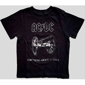 AC/DC Toddler About to Rock Tee in Black Size: 9-12 m Black 9-12 m AC/DC Toddler About to Rock Tee in Black Size: 9-12 m Black 9-12 m